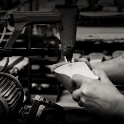 KRYO sneaker close up stitching